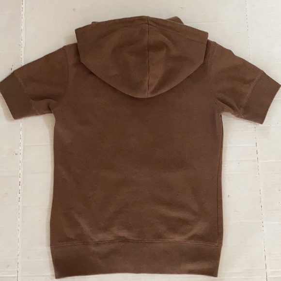 Rare Aeropostale Junior S Short-Sleeve Embroidered Graphic Hoodie. - Picture 3 of 3